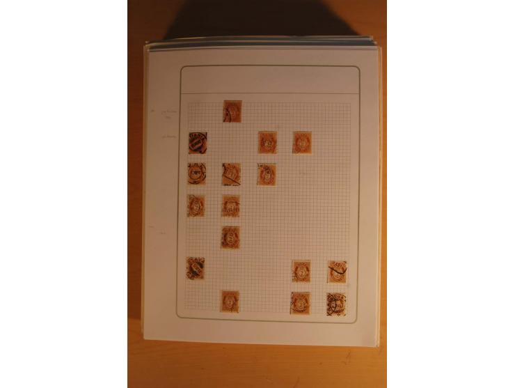 1855/1999, gestempelte Sammlung mit Doubletten auf selbstgestalteten Blättern in 2 Alben