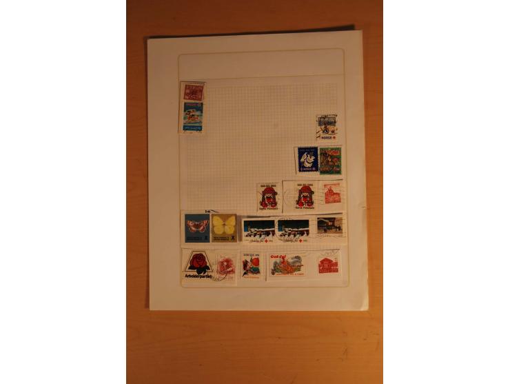 1855/1999, gestempelte Sammlung mit Doubletten auf selbstgestalteten Blättern in 2 Alben