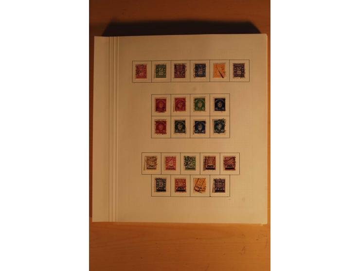  1855/1967, vorwiegend gestempelte Sammlung, in den Hauptnummern augenscheinlich komplett inkl. Mi.-Nr. 1, 6-10, 11-15, 62-64