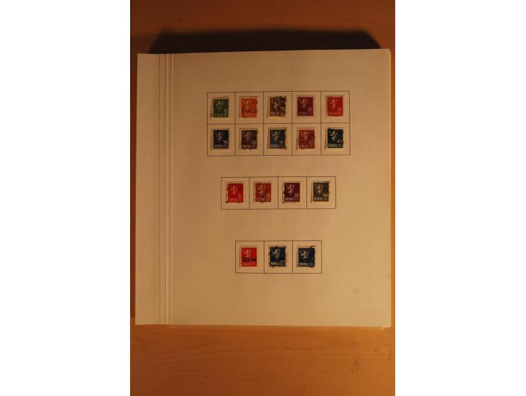  1855/1967, vorwiegend gestempelte Sammlung, in den Hauptnummern augenscheinlich komplett inkl. Mi.-Nr. 1, 6-10, 11-15, 62-64