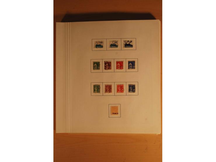  1855/1967, vorwiegend gestempelte Sammlung, in den Hauptnummern augenscheinlich komplett inkl. Mi.-Nr. 1, 6-10, 11-15, 62-64