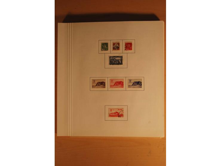  1855/1967, vorwiegend gestempelte Sammlung, in den Hauptnummern augenscheinlich komplett inkl. Mi.-Nr. 1, 6-10, 11-15, 62-64