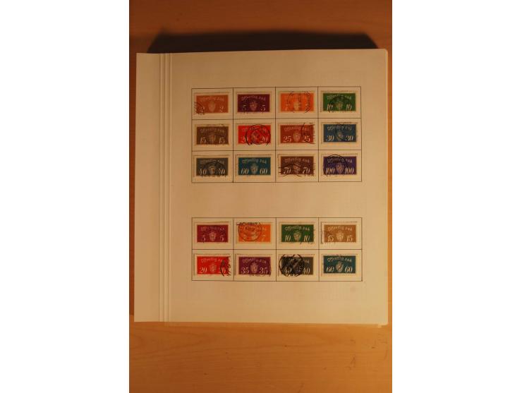  1855/1967, vorwiegend gestempelte Sammlung, in den Hauptnummern augenscheinlich komplett inkl. Mi.-Nr. 1, 6-10, 11-15, 62-64