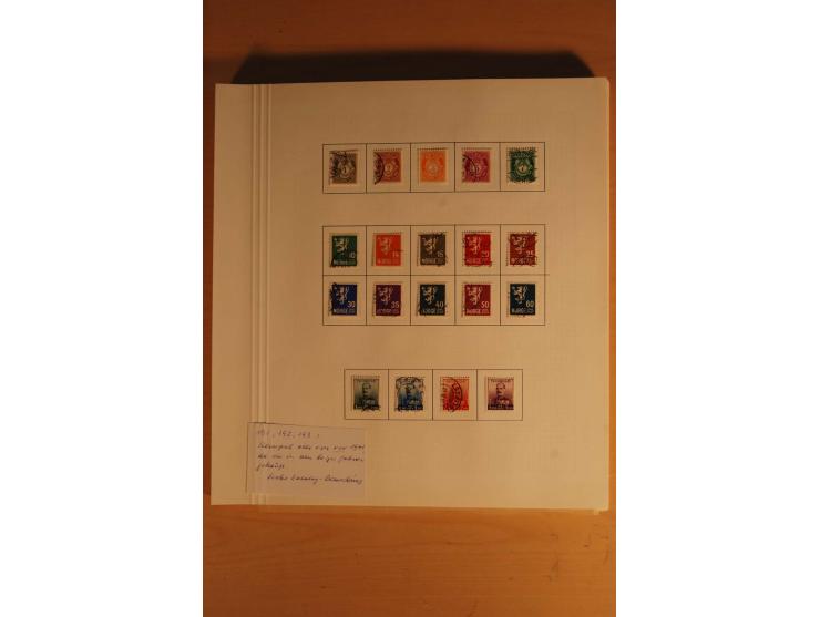  1855/1967, vorwiegend gestempelte Sammlung, in den Hauptnummern augenscheinlich komplett inkl. Mi.-Nr. 1, 6-10, 11-15, 62-64