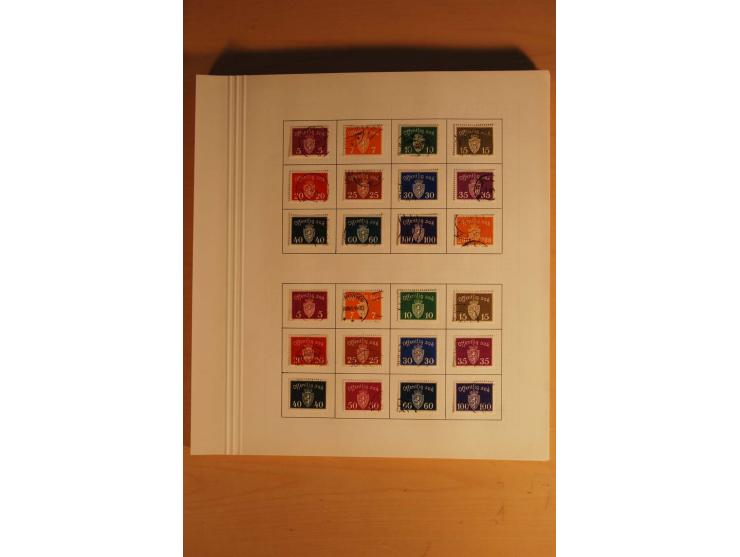  1855/1967, vorwiegend gestempelte Sammlung, in den Hauptnummern augenscheinlich komplett inkl. Mi.-Nr. 1, 6-10, 11-15, 62-64