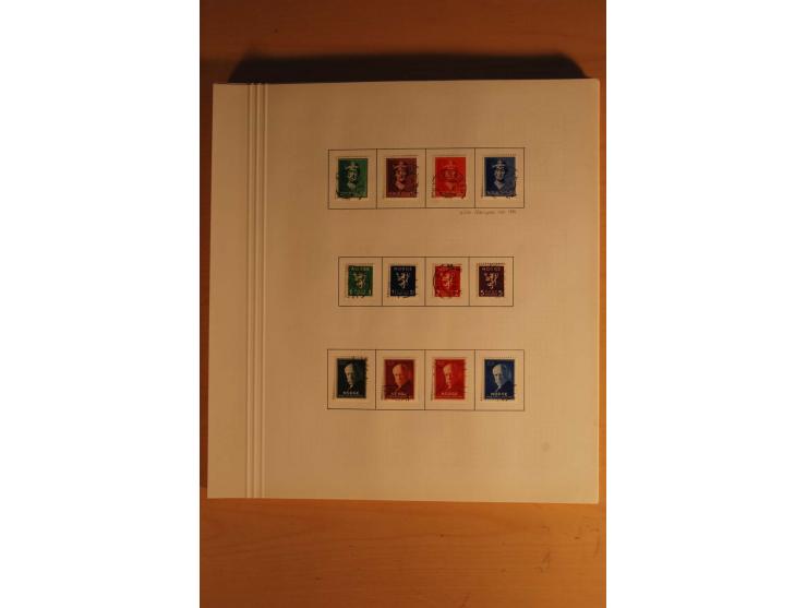  1855/1967, vorwiegend gestempelte Sammlung, in den Hauptnummern augenscheinlich komplett inkl. Mi.-Nr. 1, 6-10, 11-15, 62-64