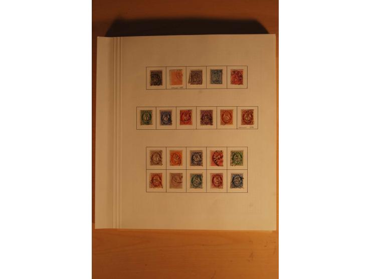  1855/1967, vorwiegend gestempelte Sammlung, in den Hauptnummern augenscheinlich komplett inkl. Mi.-Nr. 1, 6-10, 11-15, 62-64