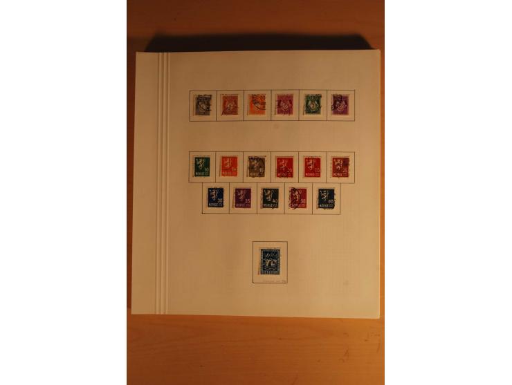  1855/1967, vorwiegend gestempelte Sammlung, in den Hauptnummern augenscheinlich komplett inkl. Mi.-Nr. 1, 6-10, 11-15, 62-64