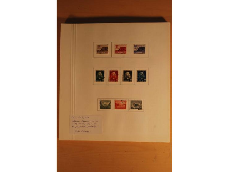  1855/1967, vorwiegend gestempelte Sammlung, in den Hauptnummern augenscheinlich komplett inkl. Mi.-Nr. 1, 6-10, 11-15, 62-64