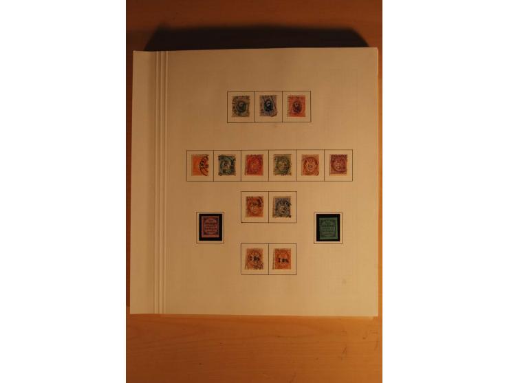  1855/1967, vorwiegend gestempelte Sammlung, in den Hauptnummern augenscheinlich komplett inkl. Mi.-Nr. 1, 6-10, 11-15, 62-64