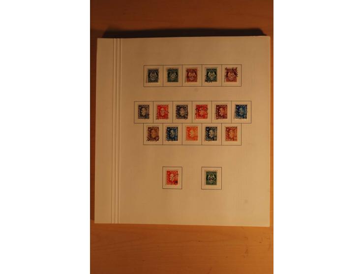  1855/1967, vorwiegend gestempelte Sammlung, in den Hauptnummern augenscheinlich komplett inkl. Mi.-Nr. 1, 6-10, 11-15, 62-64
