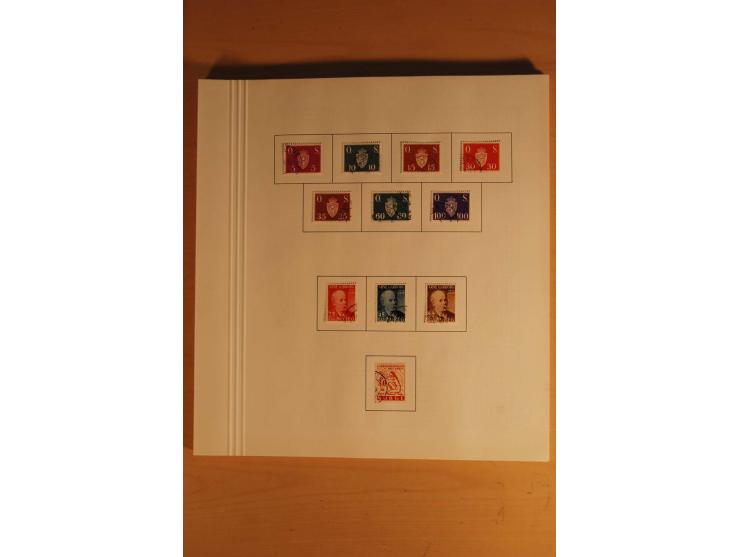  1855/1967, vorwiegend gestempelte Sammlung, in den Hauptnummern augenscheinlich komplett inkl. Mi.-Nr. 1, 6-10, 11-15, 62-64