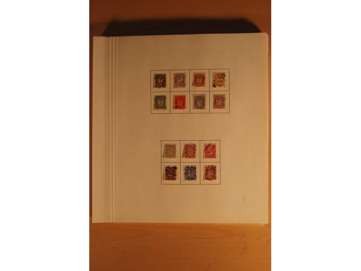  1855/1967, vorwiegend gestempelte Sammlung, in den Hauptnummern augenscheinlich komplett inkl. Mi.-Nr. 1, 6-10, 11-15, 62-64