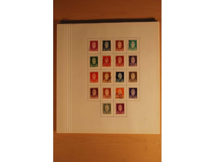  1855/1967, vorwiegend gestempelte Sammlung, in den Hauptnummern augenscheinlich komplett inkl. Mi.-Nr. 1, 6-10, 11-15, 62-64