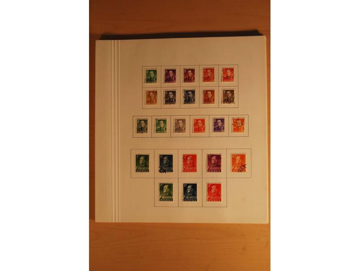  1855/1967, vorwiegend gestempelte Sammlung, in den Hauptnummern augenscheinlich komplett inkl. Mi.-Nr. 1, 6-10, 11-15, 62-64