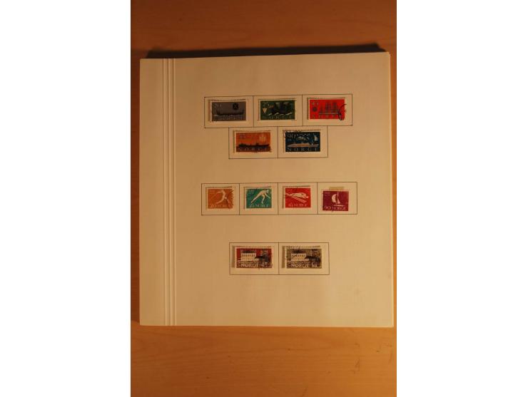  1855/1967, vorwiegend gestempelte Sammlung, in den Hauptnummern augenscheinlich komplett inkl. Mi.-Nr. 1, 6-10, 11-15, 62-64