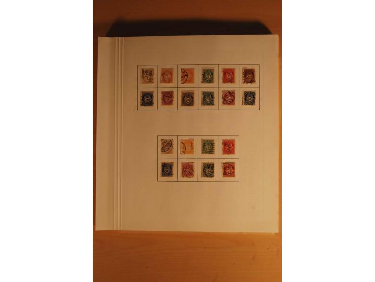  1855/1967, vorwiegend gestempelte Sammlung, in den Hauptnummern augenscheinlich komplett inkl. Mi.-Nr. 1, 6-10, 11-15, 62-64