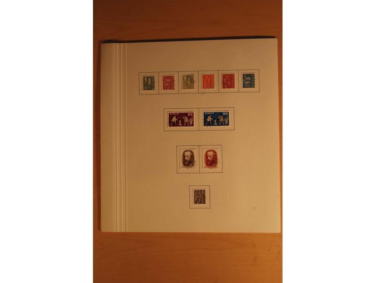  1855/1967, vorwiegend gestempelte Sammlung, in den Hauptnummern augenscheinlich komplett inkl. Mi.-Nr. 1, 6-10, 11-15, 62-64