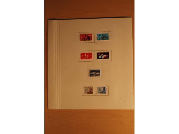  1855/1967, vorwiegend gestempelte Sammlung, in den Hauptnummern augenscheinlich komplett inkl. Mi.-Nr. 1, 6-10, 11-15, 62-64