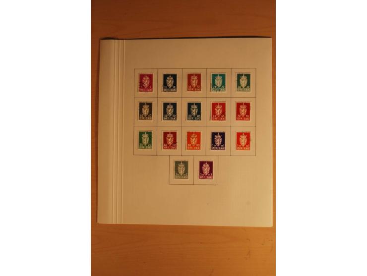  1855/1967, vorwiegend gestempelte Sammlung, in den Hauptnummern augenscheinlich komplett inkl. Mi.-Nr. 1, 6-10, 11-15, 62-64
