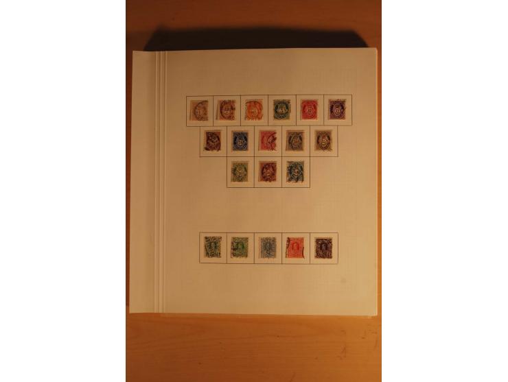  1855/1967, vorwiegend gestempelte Sammlung, in den Hauptnummern augenscheinlich komplett inkl. Mi.-Nr. 1, 6-10, 11-15, 62-64