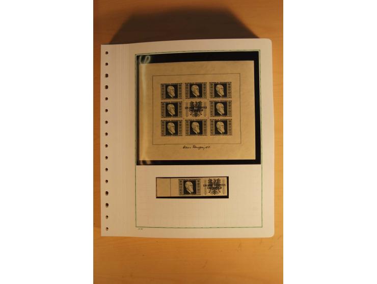 1850/1983, anfangs ungebrauchte, später zunehmend postfrische Sammlung mit etlichen guten Ausgaben, dabei Mi.-Nr. 1-5 ungebra