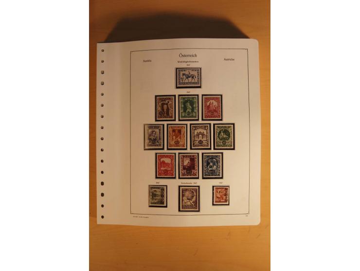 1850/1983, anfangs ungebrauchte, später zunehmend postfrische Sammlung mit etlichen guten Ausgaben, dabei Mi.-Nr. 1-5 ungebra