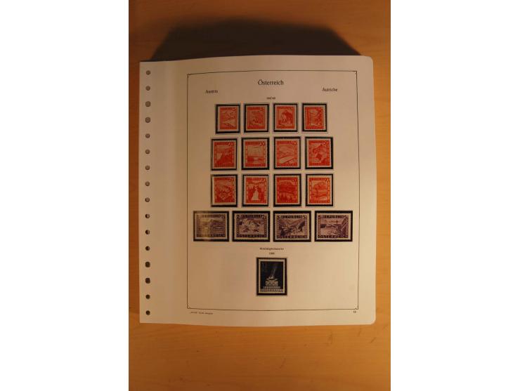 1850/1983, anfangs ungebrauchte, später zunehmend postfrische Sammlung mit etlichen guten Ausgaben, dabei Mi.-Nr. 1-5 ungebra