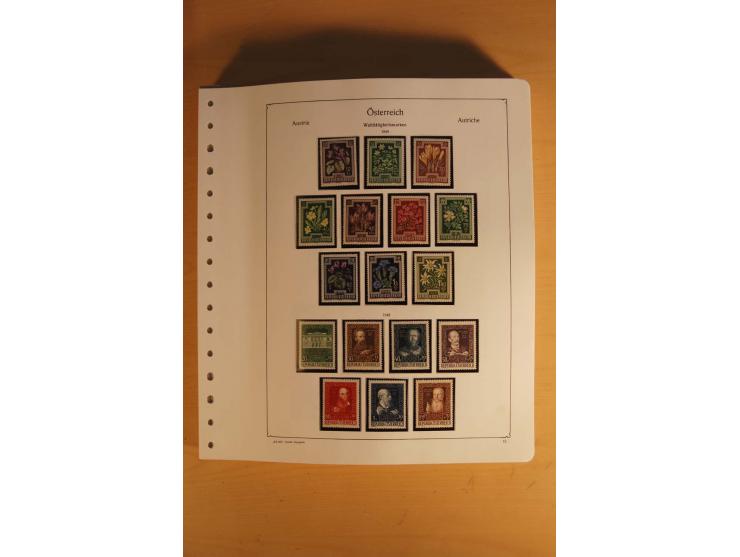 1850/1983, anfangs ungebrauchte, später zunehmend postfrische Sammlung mit etlichen guten Ausgaben, dabei Mi.-Nr. 1-5 ungebra