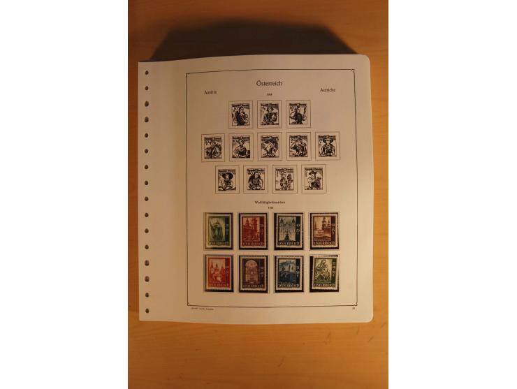 1850/1983, anfangs ungebrauchte, später zunehmend postfrische Sammlung mit etlichen guten Ausgaben, dabei Mi.-Nr. 1-5 ungebra