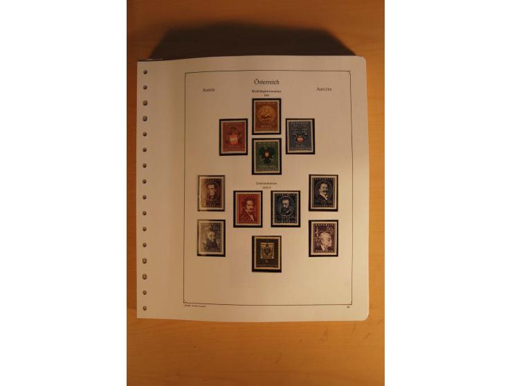 1850/1983, anfangs ungebrauchte, später zunehmend postfrische Sammlung mit etlichen guten Ausgaben, dabei Mi.-Nr. 1-5 ungebra