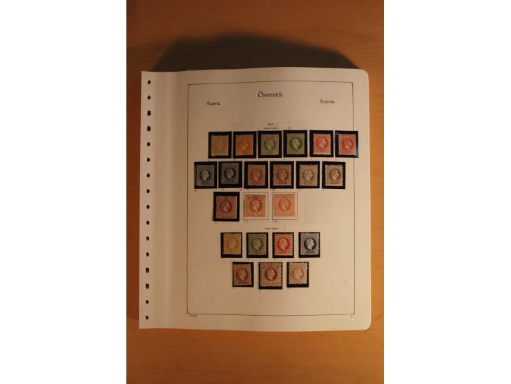 1850/1983, anfangs ungebrauchte, später zunehmend postfrische Sammlung mit etlichen guten Ausgaben, dabei Mi.-Nr. 1-5 ungebra