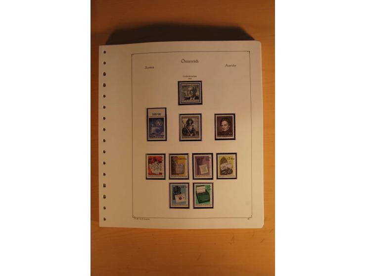 1850/1983, anfangs ungebrauchte, später zunehmend postfrische Sammlung mit etlichen guten Ausgaben, dabei Mi.-Nr. 1-5 ungebra