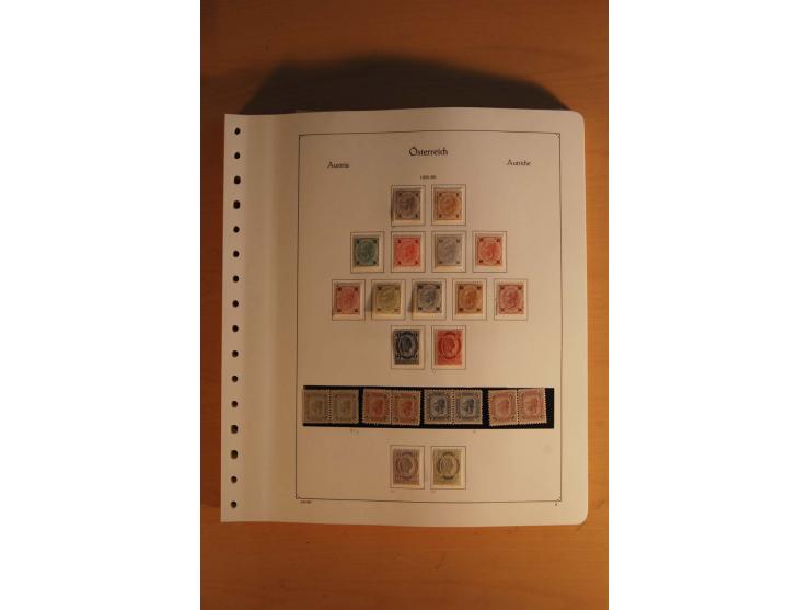1850/1983, anfangs ungebrauchte, später zunehmend postfrische Sammlung mit etlichen guten Ausgaben, dabei Mi.-Nr. 1-5 ungebra