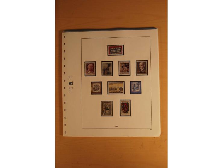 1850/1983, anfangs ungebrauchte, später zunehmend postfrische Sammlung mit etlichen guten Ausgaben, dabei Mi.-Nr. 1-5 ungebra