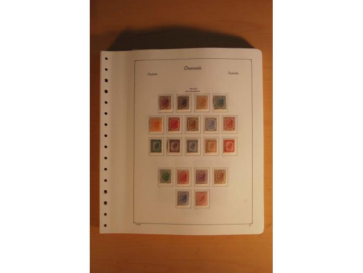 1850/1983, anfangs ungebrauchte, später zunehmend postfrische Sammlung mit etlichen guten Ausgaben, dabei Mi.-Nr. 1-5 ungebra