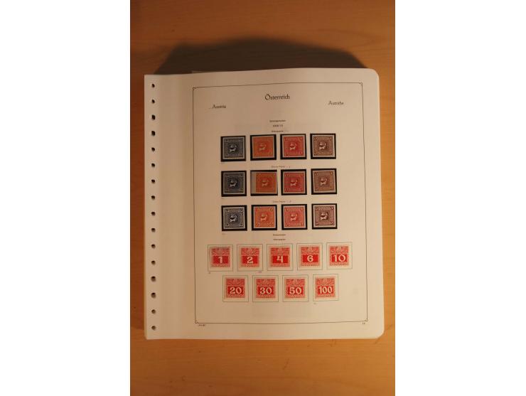 1850/1983, anfangs ungebrauchte, später zunehmend postfrische Sammlung mit etlichen guten Ausgaben, dabei Mi.-Nr. 1-5 ungebra