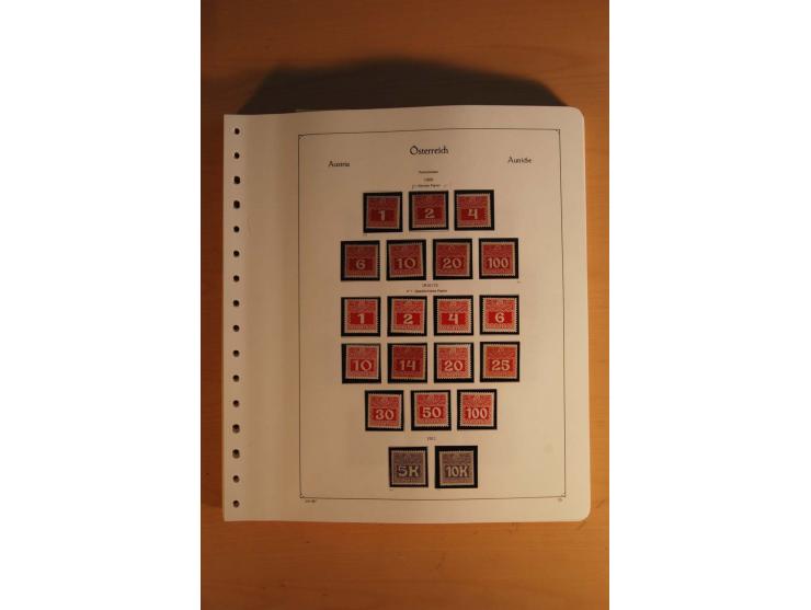 1850/1983, anfangs ungebrauchte, später zunehmend postfrische Sammlung mit etlichen guten Ausgaben, dabei Mi.-Nr. 1-5 ungebra