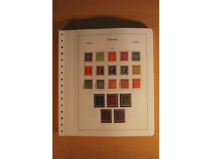 1850/1983, anfangs ungebrauchte, später zunehmend postfrische Sammlung mit etlichen guten Ausgaben, dabei Mi.-Nr. 1-5 ungebra