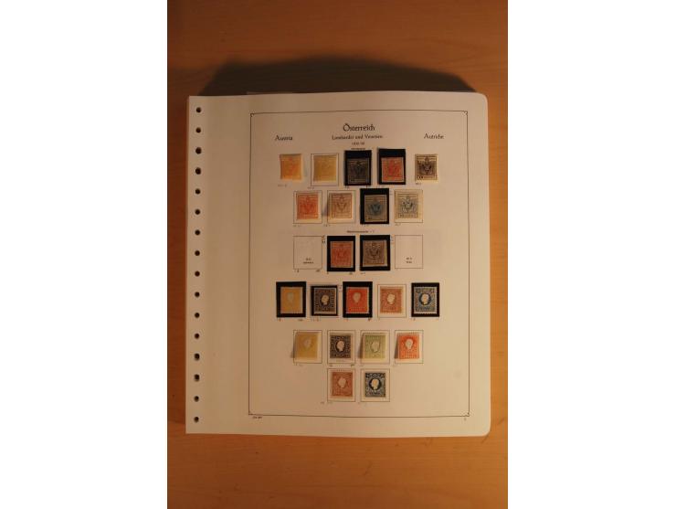 1850/1983, anfangs ungebrauchte, später zunehmend postfrische Sammlung mit etlichen guten Ausgaben, dabei Mi.-Nr. 1-5 ungebra