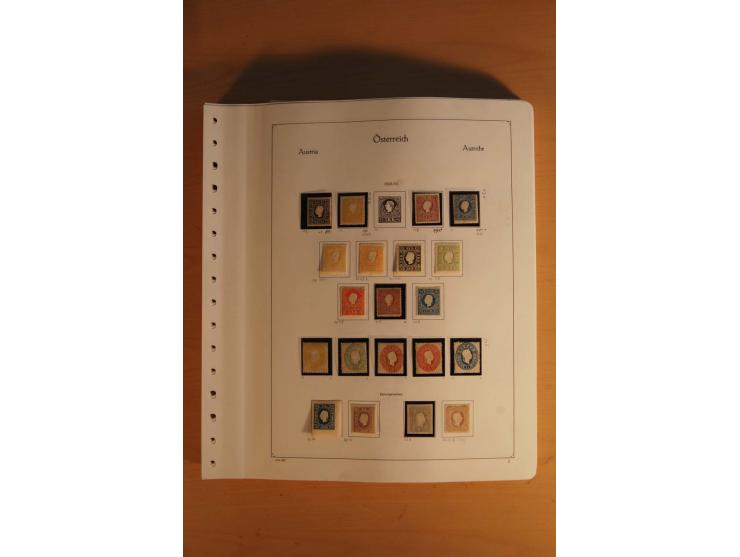 1850/1983, anfangs ungebrauchte, später zunehmend postfrische Sammlung mit etlichen guten Ausgaben, dabei Mi.-Nr. 1-5 ungebra