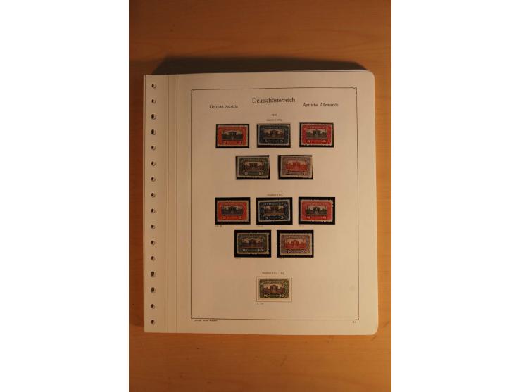 1850/1983, anfangs ungebrauchte, später zunehmend postfrische Sammlung mit etlichen guten Ausgaben, dabei Mi.-Nr. 1-5 ungebra