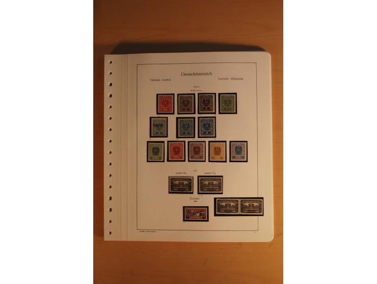 1850/1983, anfangs ungebrauchte, später zunehmend postfrische Sammlung mit etlichen guten Ausgaben, dabei Mi.-Nr. 1-5 ungebra