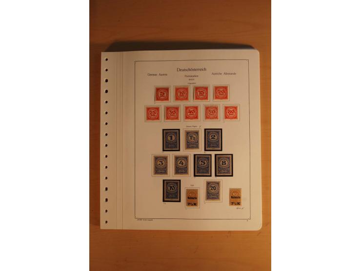 1850/1983, anfangs ungebrauchte, später zunehmend postfrische Sammlung mit etlichen guten Ausgaben, dabei Mi.-Nr. 1-5 ungebra