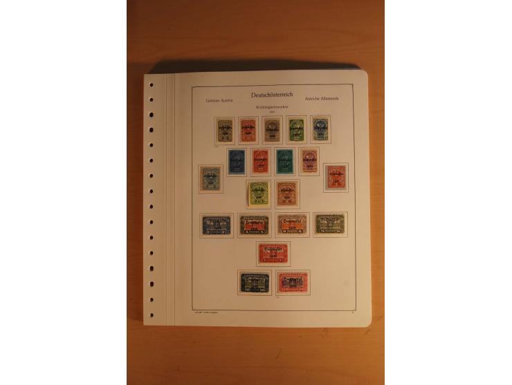 1850/1983, anfangs ungebrauchte, später zunehmend postfrische Sammlung mit etlichen guten Ausgaben, dabei Mi.-Nr. 1-5 ungebra