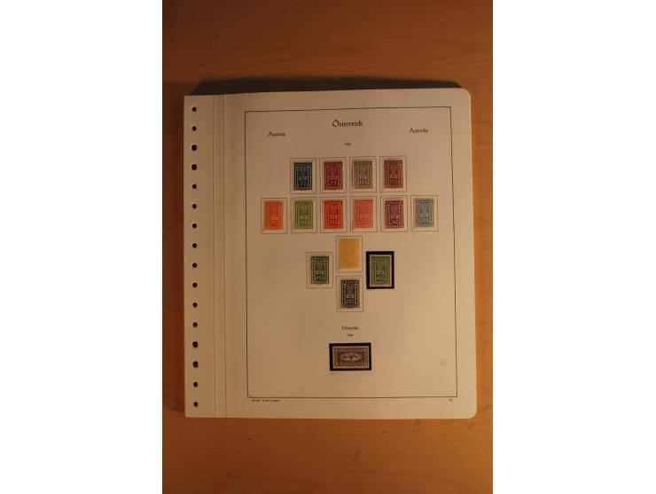 1850/1983, anfangs ungebrauchte, später zunehmend postfrische Sammlung mit etlichen guten Ausgaben, dabei Mi.-Nr. 1-5 ungebra