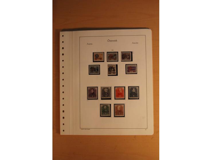 1850/1983, anfangs ungebrauchte, später zunehmend postfrische Sammlung mit etlichen guten Ausgaben, dabei Mi.-Nr. 1-5 ungebra