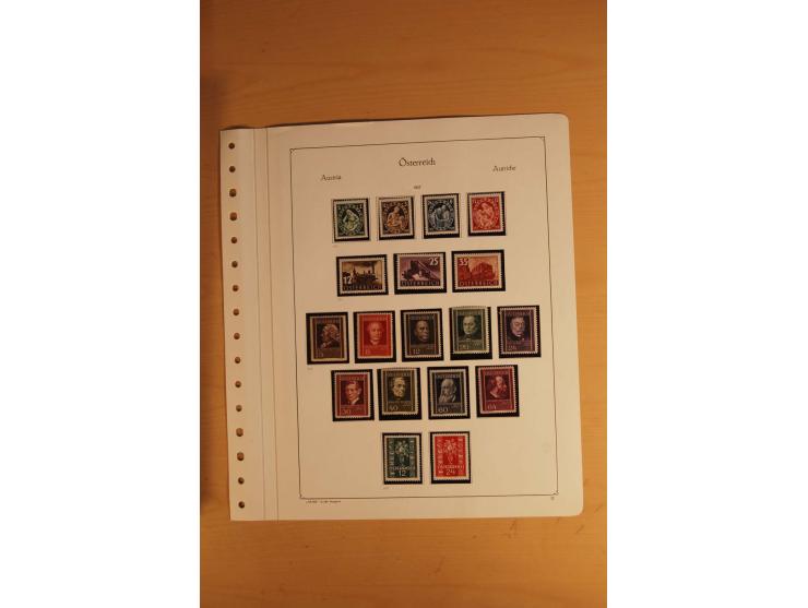 1850/1983, anfangs ungebrauchte, später zunehmend postfrische Sammlung mit etlichen guten Ausgaben, dabei Mi.-Nr. 1-5 ungebra