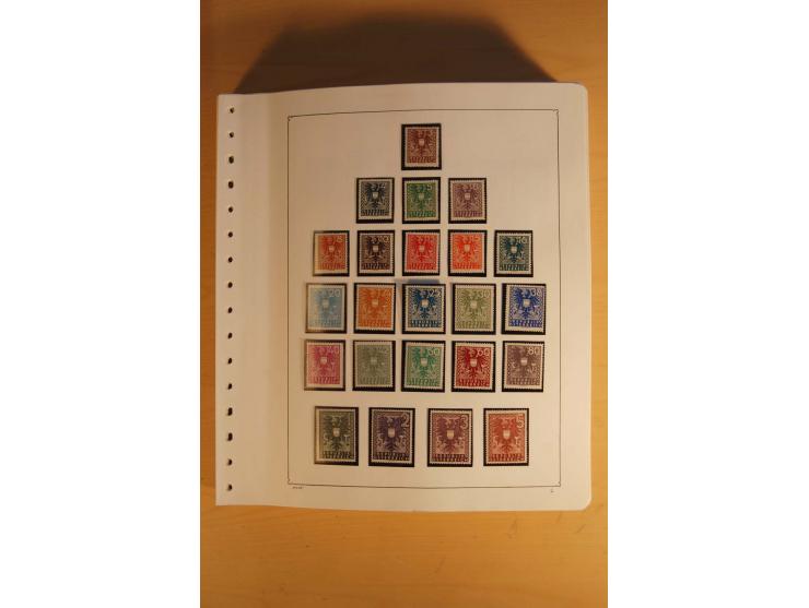 1850/1983, anfangs ungebrauchte, später zunehmend postfrische Sammlung mit etlichen guten Ausgaben, dabei Mi.-Nr. 1-5 ungebra