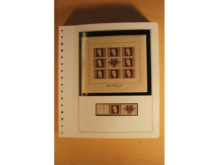 1850/1983, anfangs ungebrauchte, später zunehmend postfrische Sammlung mit etlichen guten Ausgaben, dabei Mi.-Nr. 1-5 ungebra